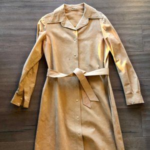 Original Halston Ultra suede Shirt dress